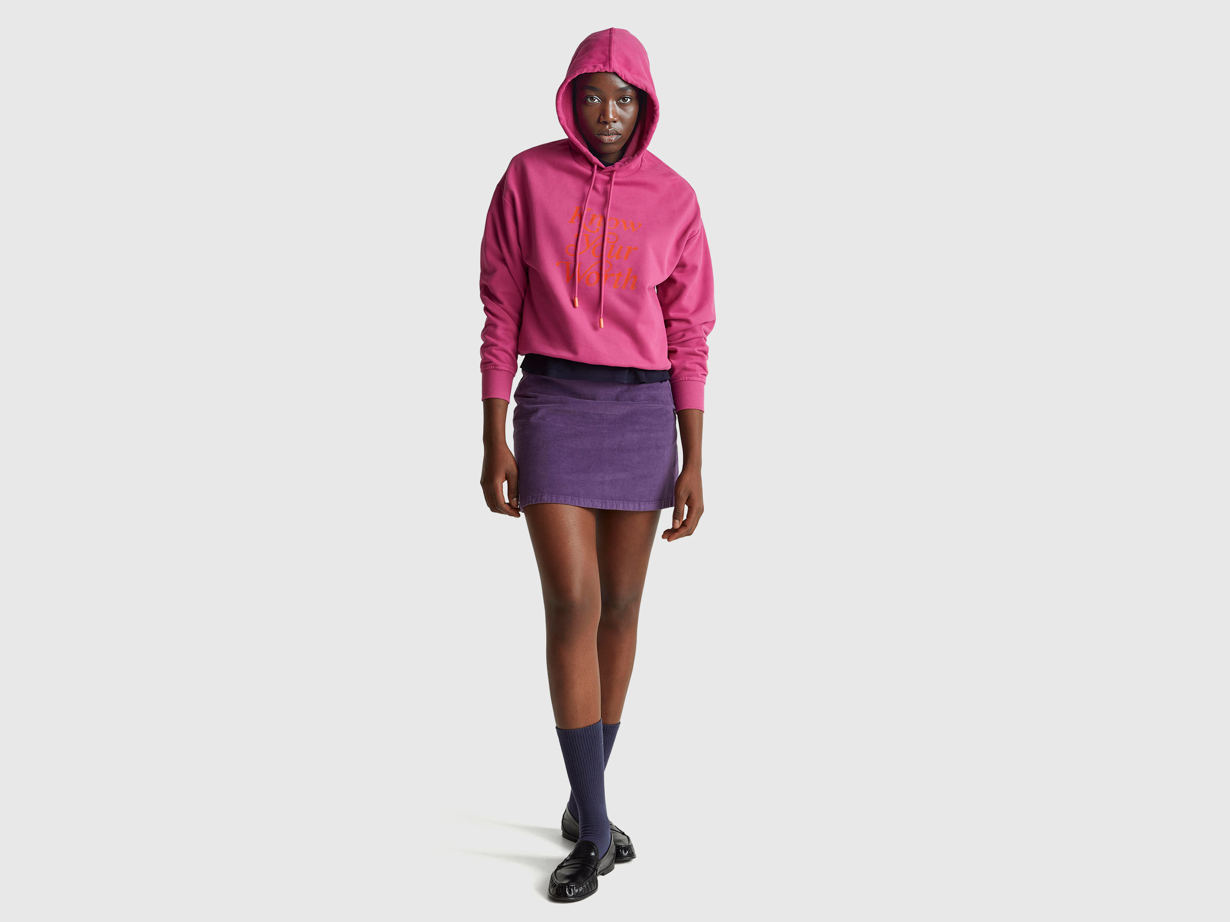SWEATER W/HOOD Mujer image number 3